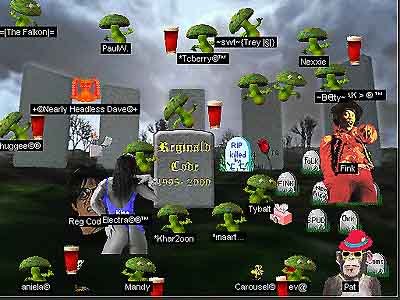 Tybalt lightens up the mood wit his animated Maartschrooms